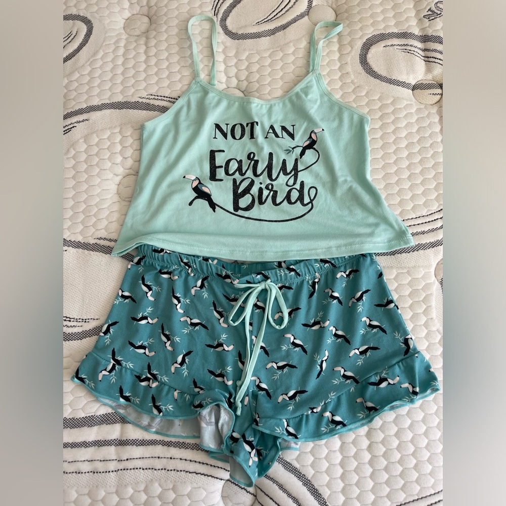 Women's Mint Green Sleepwear Set